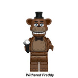 Withered Freddy FNAF brick minifigure custom toy series 9
