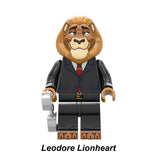 Zootopia brick minifigure custom toy featuring Leodore Lionheart