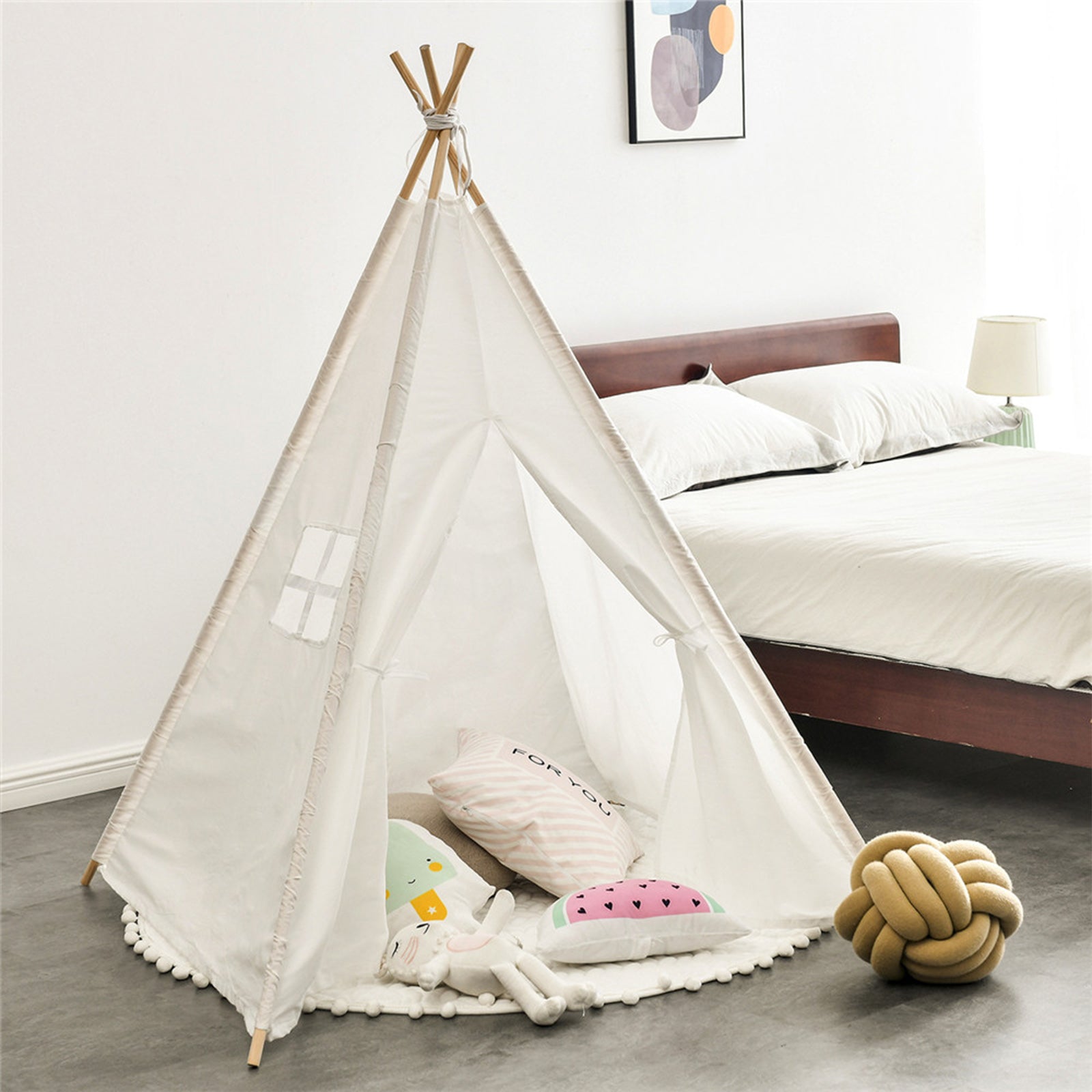 amazon teepee tent Outdoor Cotton Canvas Teepee Pop-Up Kids' Play Tent – BeyBurst