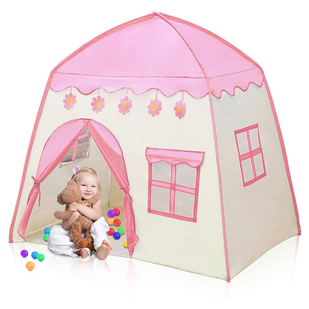 princess pop up tent Kids Play Tent Princess Playhouse Pink Castle Play Tent